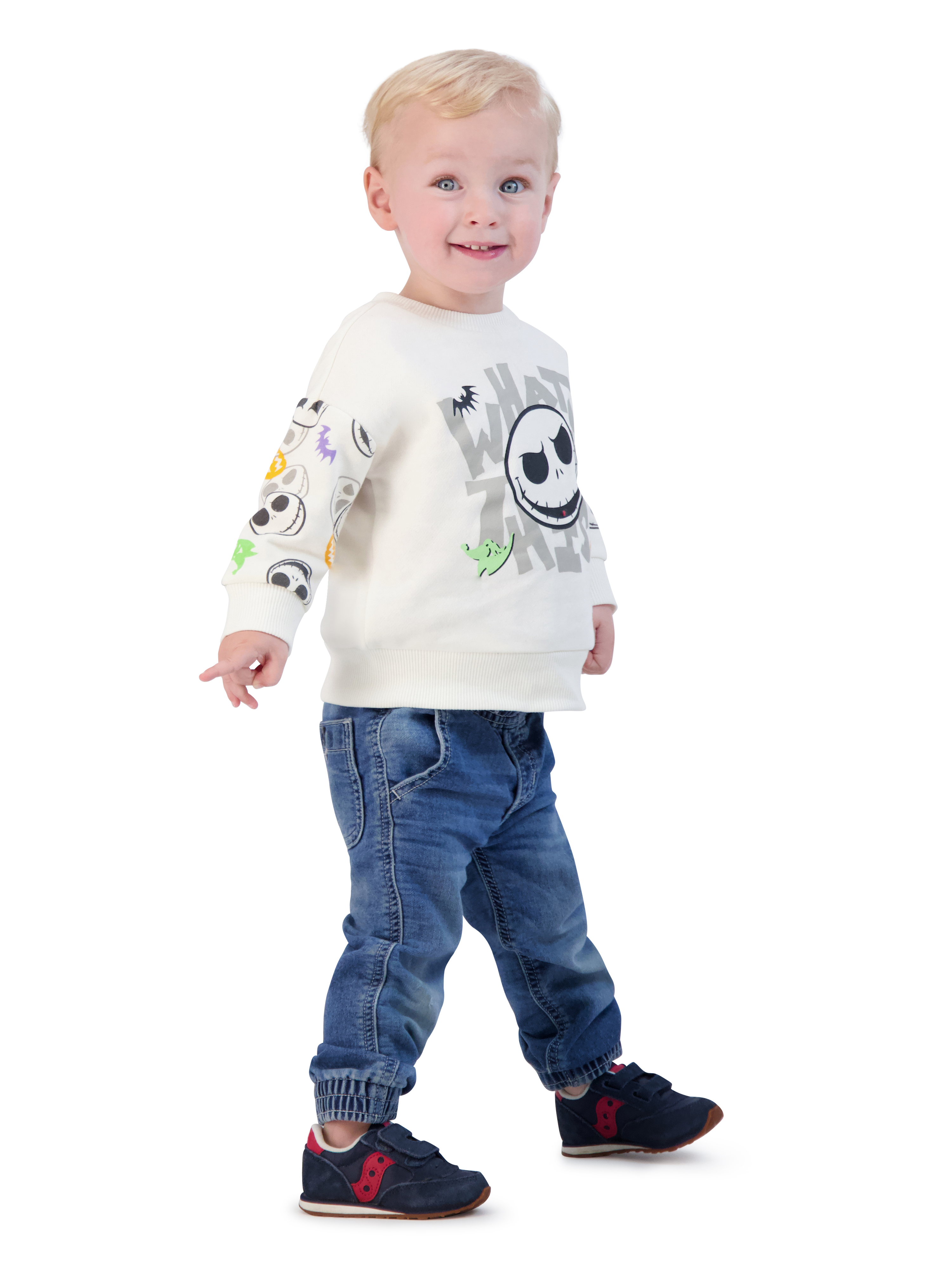 Disney Night Before Christmas Toddler Long Sleeve Sweatshirt, Sizes 12M-5T